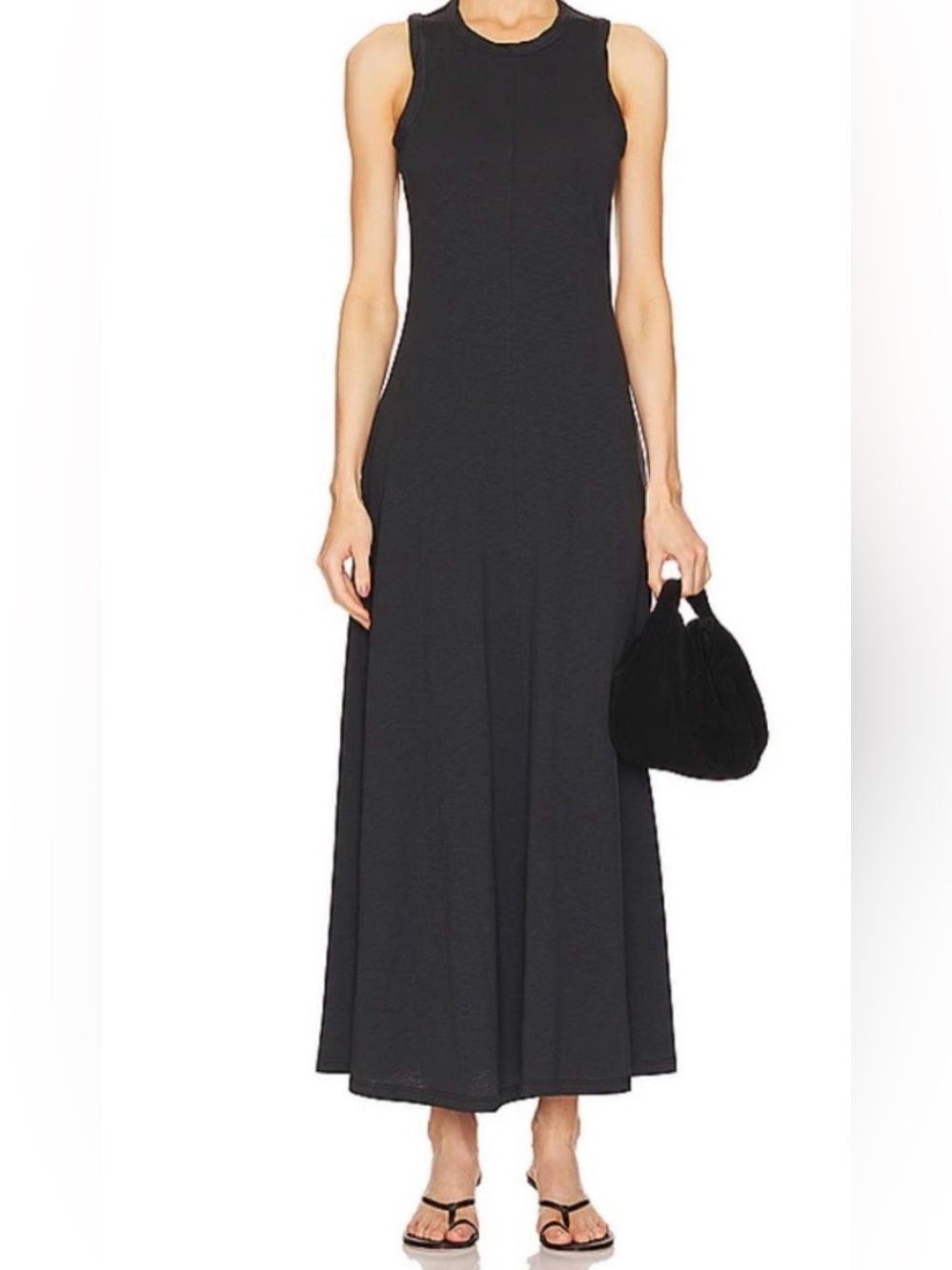 Rag & Bone Classic Black Sleeveless Maxi Dress